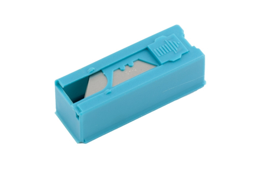 картинка Лезвия, 19мм,трапециевидные,пенал 12шт GROSS от магазина Электротехника