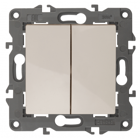 картинка Выключатель 2-кл. авт. клем сл. кость Elegance ЭРА !!! от магазина Электротехника