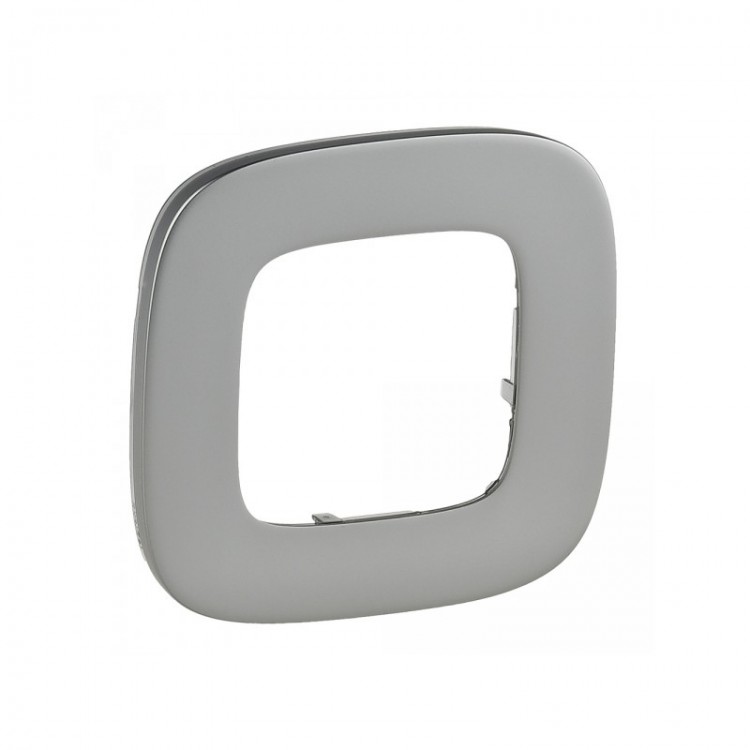 картинка Рамка 1-пост. универсальная Полированная сталь Valena ALLURE от магазина Электротехника