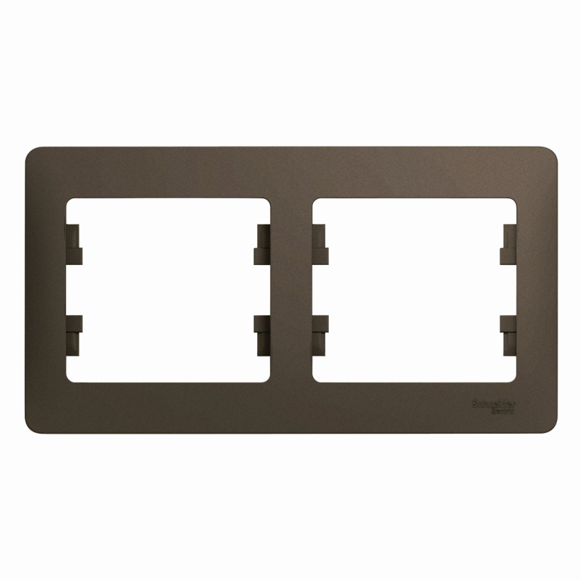картинка Рамка 2-пост. шоколад , Glossa от магазина Электротехника