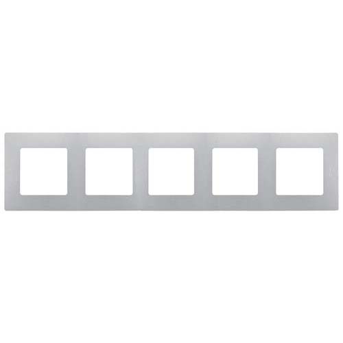 картинка Рамка 5-пост. алюминий Etika от магазина Электротехника