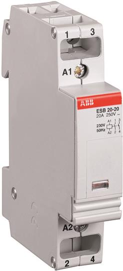 картинка Модульный контактор ESB-20-11 1НО+1НЗ 220В АС 20A AC-1/9A AC-3 от магазина Электротехника