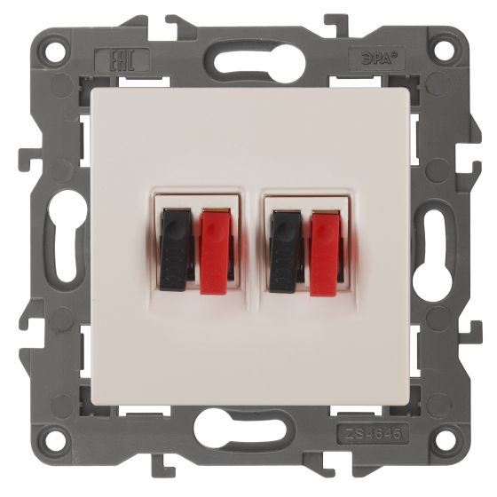картинка Розетка 2-я аудио сл. кость Elegance ЭРА !!! от магазина Электротехника