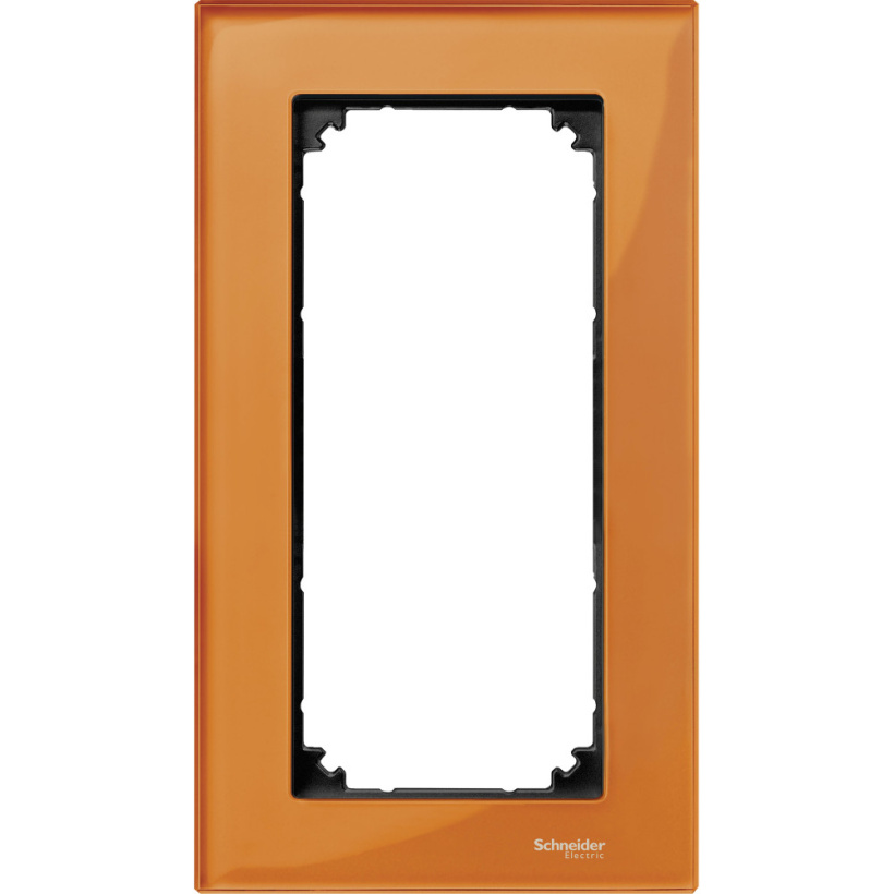 картинка Рамка 2-пост. без перегородки стекло оранжевый кальцит M-Elegance Merten от магазина Электротехника