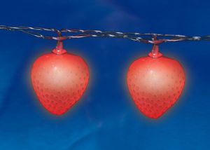 картинка Гирлянда "Клубника" 10LED 4м, (2АА не в/к) IP20, красный свет Uniel !!! от магазина Электротехника