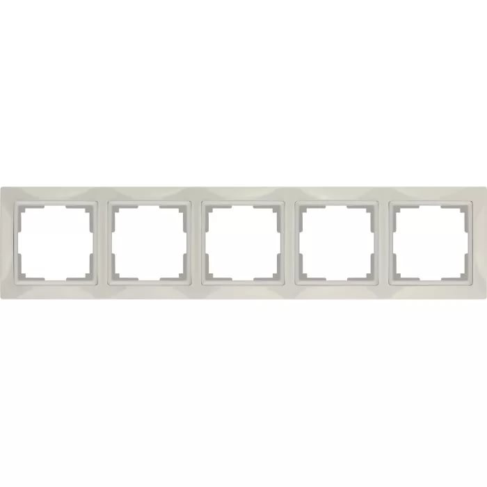 картинка Рамка 5-пост. слоновая кость Stark от магазина Электротехника