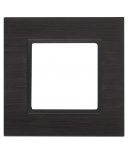 картинка Рамка 1-я металл черный+антрацит Elegance ЭРА !!! от магазина Электротехника