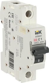 картинка Выключатель автоматический M06N 1P  1А 6кА C ARMAT IEK от магазина Электротехника