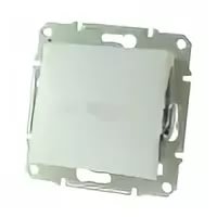 картинка Выключатель 1-кл. кнопочный 10А СУ механизм белый Sedna от магазина Электротехника