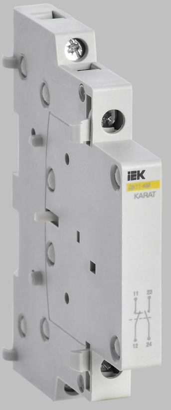 картинка Контакт дополнительный ДК11-КМ 1НО+1НЗ KARAT IEK от магазина Электротехника