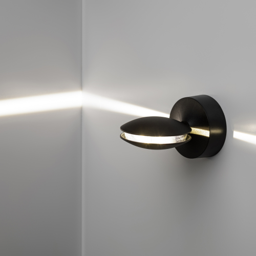картинка Светильник декор. LED  9Вт 3500К IP54 черный ЭРА от магазина Электротехника