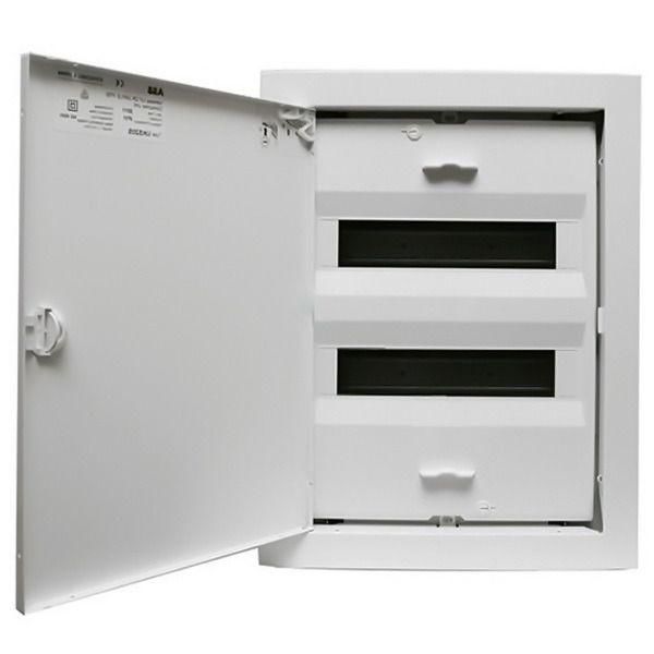 картинка Шкаф для скрытой установки на 24M с самозажимными N/PE UK620P3RU ABB от магазина Электротехника