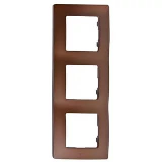 картинка Рамка 3-пост. какао Etika от магазина Электротехника
