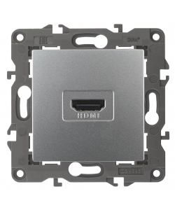 картинка Розетка HDMI алюминий Elegance Эра от магазина Электротехника