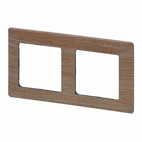 картинка Рамка  2-пост. Светлое дерево Valena LIFE от магазина Электротехника