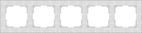 картинка Рамка 5-пост. белый  Flock WERKEL !!! от магазина Электротехника