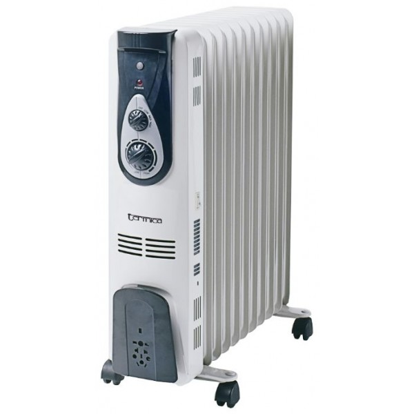 картинка Масляный радиатор 7 секций с вентилятором 1.5кВт Termika от магазина Электротехника