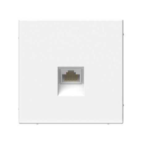 картинка Розетка 1-я RJ45 Cat.6а СУ механизм белый ArtGallery от магазина Электротехника