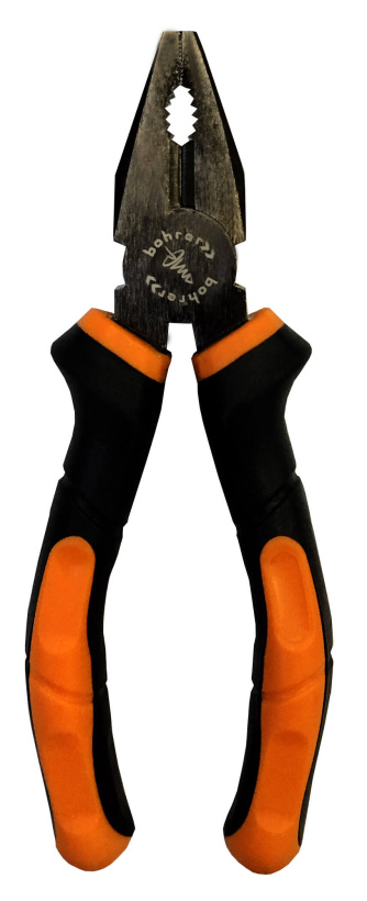 картинка Пассатижи 200мм 2-х компонентные рукоятки Bohrer Комфорт !!! от магазина Электротехника