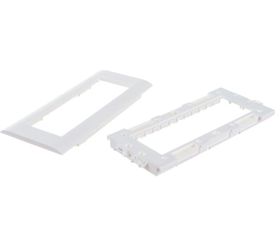 картинка Суппорт 6 модуля для кабель-каналов 85х50; 100х50; 130х50 с крышкой 75м Mosaic от магазина Электротехника