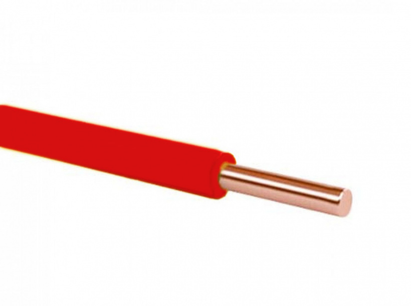 картинка Провод установочный ПуВ(ПВ1) 1,5 мм кв. красный (РЭК/ГОСТ) от магазина Электротехника