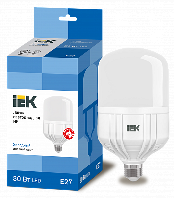 картинка Лампа LED  30Вт E27 (2700lm) 6500K IEK от магазина Электротехника