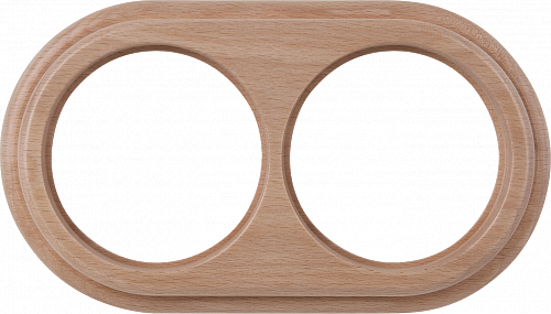 картинка Рамка 2-пост. светлый бук Ретро Werkel от магазина Электротехника