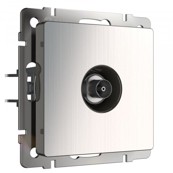 картинка Розетка ТВ оконечная СУ глянцевый никель Werkel от магазина Электротехника