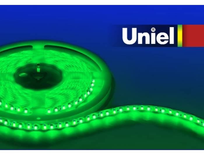 картинка Лента LED ULS-3528 4,8W/m 60Led ЗЕЛЕНАЯ 12V IP20 8мм/5м Uniel от магазина Электротехника