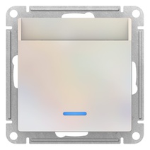 картинка Выключатель карточный 10А СУ механизм жемчуг ATLAS DESIGN от магазина Электротехника