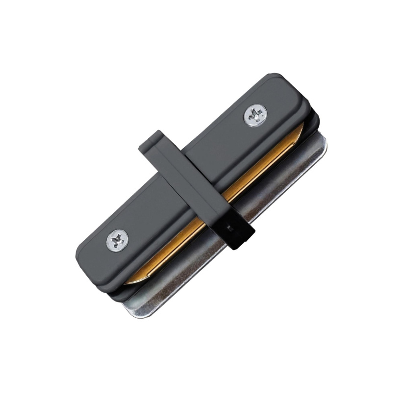 картинка Соединитель для 2-х шинопроводов прямой внутренний черный (125754) Volpe от магазина Электротехника