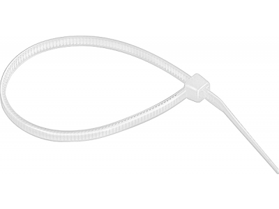 картинка Хомут nylon 2,5х100 (100шт) белый REXANT от магазина Электротехника
