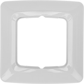 картинка Рамка 1-я горизонтальная белая KRANZ от магазина Электротехника