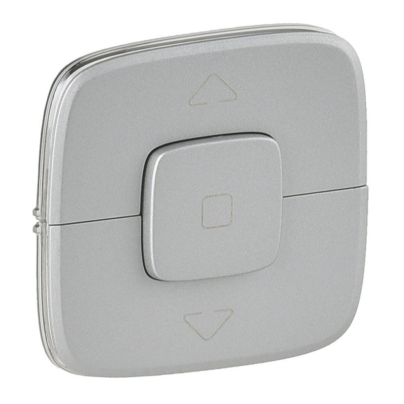 картинка Накладка выключателя жалюзийного Алюминий Valena Allure  от магазина Электротехника