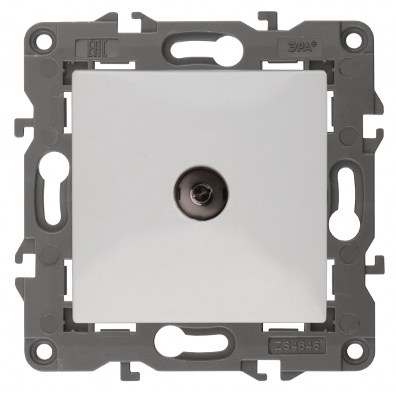 картинка Розетка TV одиночная белая Elegance ЭРА !!! от магазина Электротехника