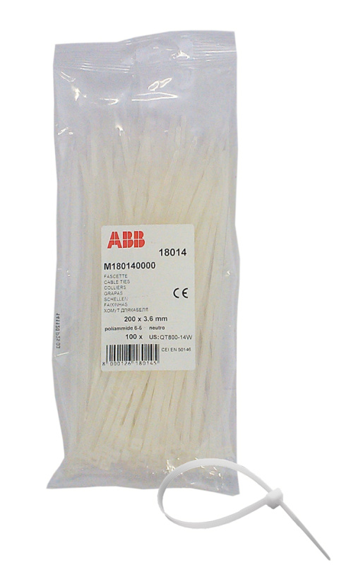 картинка Кабельные стяжки 780х9.0мм (уп.=100шт) ABB от магазина Электротехника