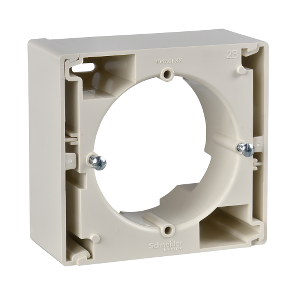 картинка Коробка (адаптер) для наружного монтажа бежевый Sedna от магазина Электротехника