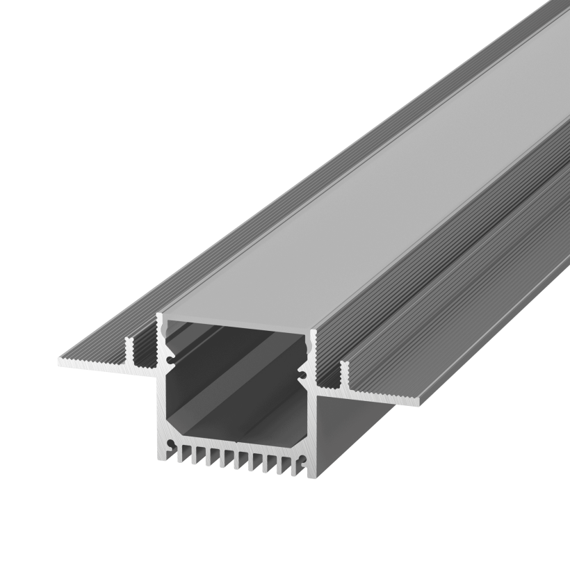 картинка Профиль алюминиевый LG35-R 2500x79x32мм без видимой рамки анодированный SWG  от магазина Электротехника