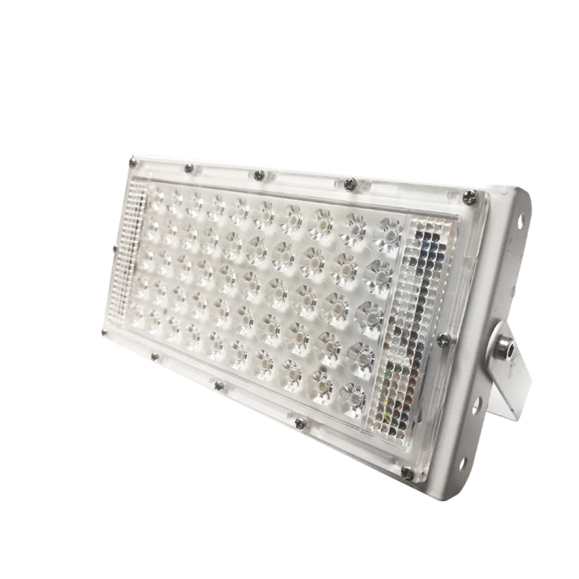 картинка Прожектор (LED)  30Вт 6500К 4000Лм IP65 212х107х27 белый трансформер Apeyron от магазина Электротехника