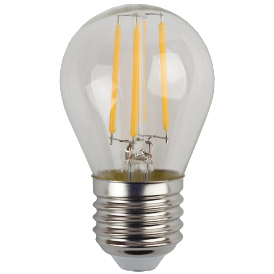 картинка Лампа LED  7 Вт E27 (730lm) 4000К 230В филамент прозрач. "шар" ЭРА !!! от магазина Электротехника