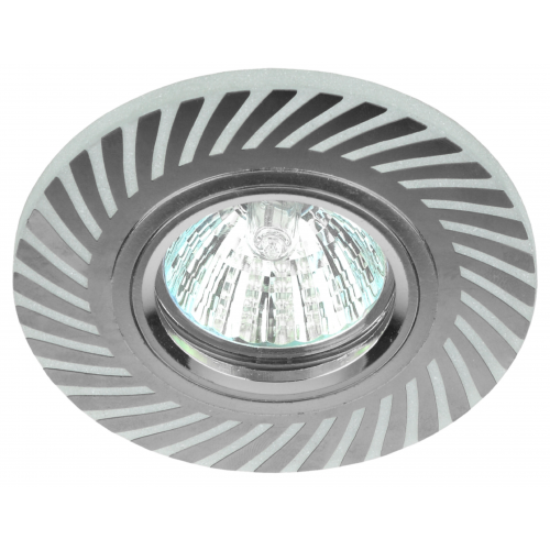 картинка Светильник MR-16 GU5.3  50Вт с подсветкой 12V/220V белый/хром ЭРА от магазина Электротехника