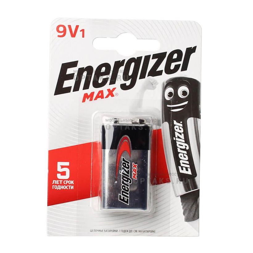 картинка Элемент питания 6LR61 9V (крона) Energizer от магазина Электротехника