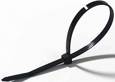 картинка Стяжка кабельная 140х3.6мм черная (100шт) SKT140-180X-100 ABB от магазина Электротехника