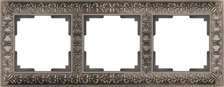 картинка Рамка 3-пост. бронза Antik  от магазина Электротехника