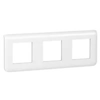 картинка Рамка горизонтальная 3-пост. белый Mosaic от магазина Электротехника