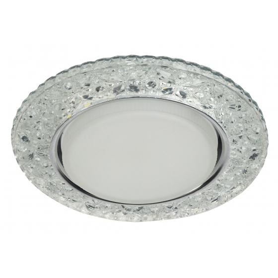 картинка Светильник GX53 встр. 15Вт с подсветкой прозрачный ЭРА от магазина Электротехника