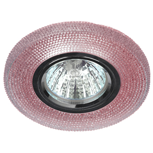 картинка Светильник MR-16 GU5.3  50Вт с подсветкой12V/220V розовый ЭРА !!! от магазина Электротехника
