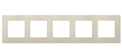 картинка Рамка 5-пост. Слоновая кость Etika от магазина Электротехника