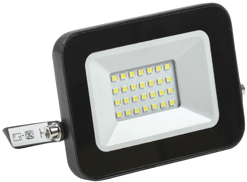 картинка Прожектор (LED)  20Вт 4000К 1600Лм IP65 черный СДО 06-20 IEK от магазина Электротехника