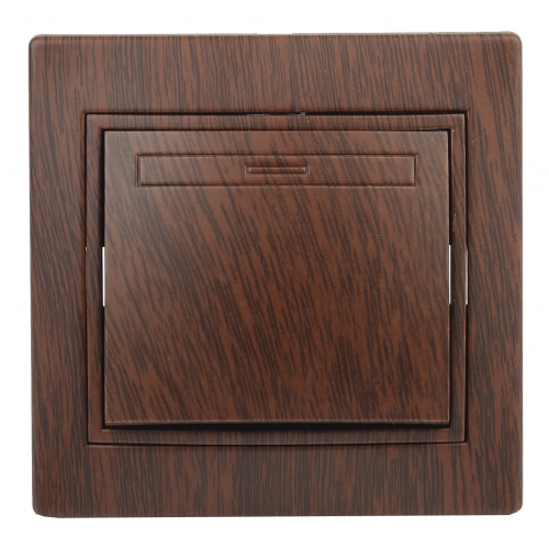 картинка Выключатель 1-кл. С/У, венге Intro Plano  от магазина Электротехника